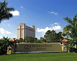 Doubletree Resort Exterior view in sunshine